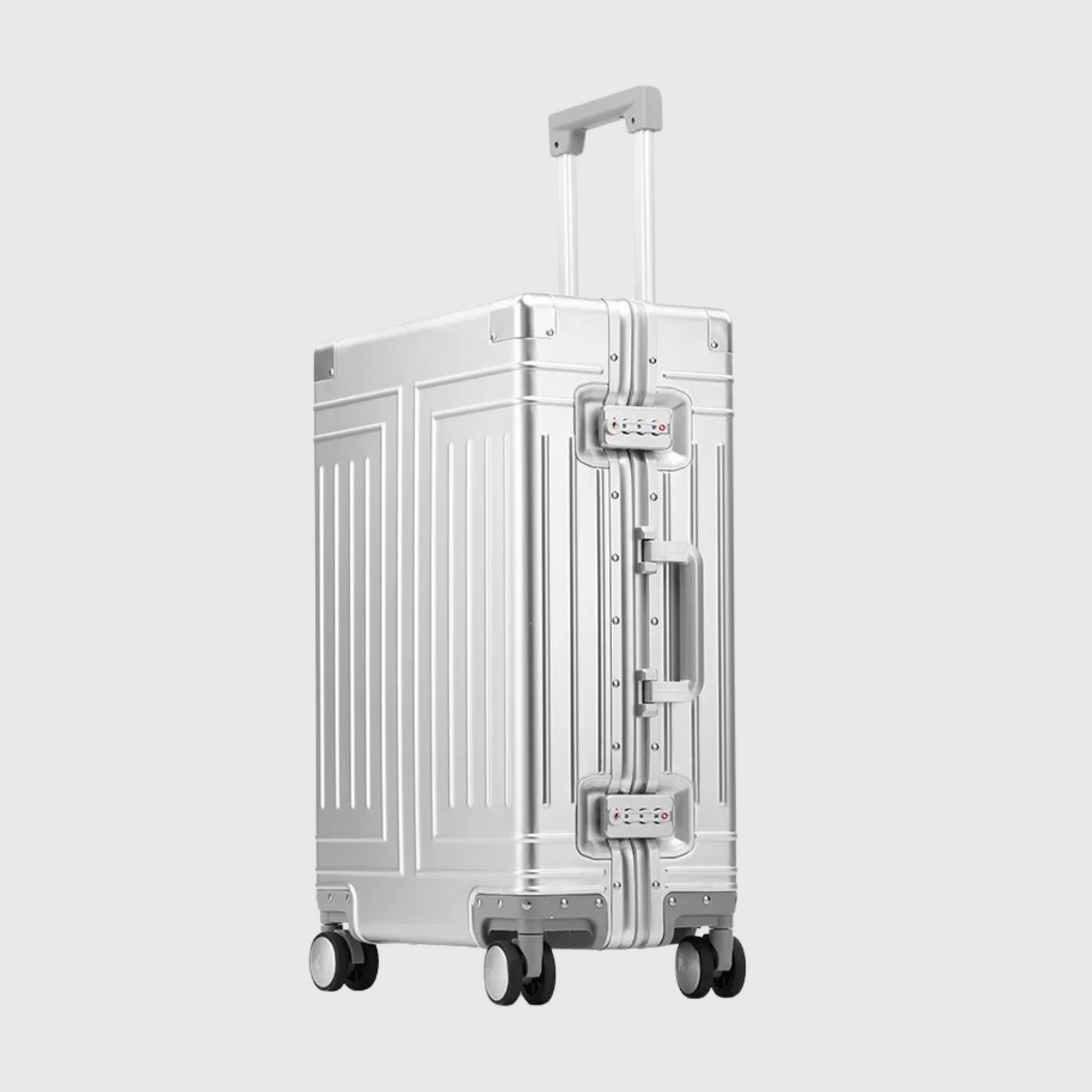 Valise soute Premium | Coque Aluminium rigide, Fermeture sécurisée TSA, Grande Capacité, Roulettes pivotantes