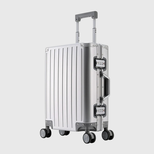 Valise soute Stark | Coque Aluminium rigide, Fermeture sécurisée TSA, Grande Capacité, Roulettes pivotantes