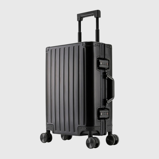 Valise soute Stark | Coque Aluminium rigide, Fermeture sécurisée TSA, Grande Capacité, Roulettes pivotantes
